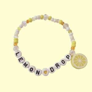 Ateez Lemon Drop inspiriertes Armband Perlen für K-Pop Fans