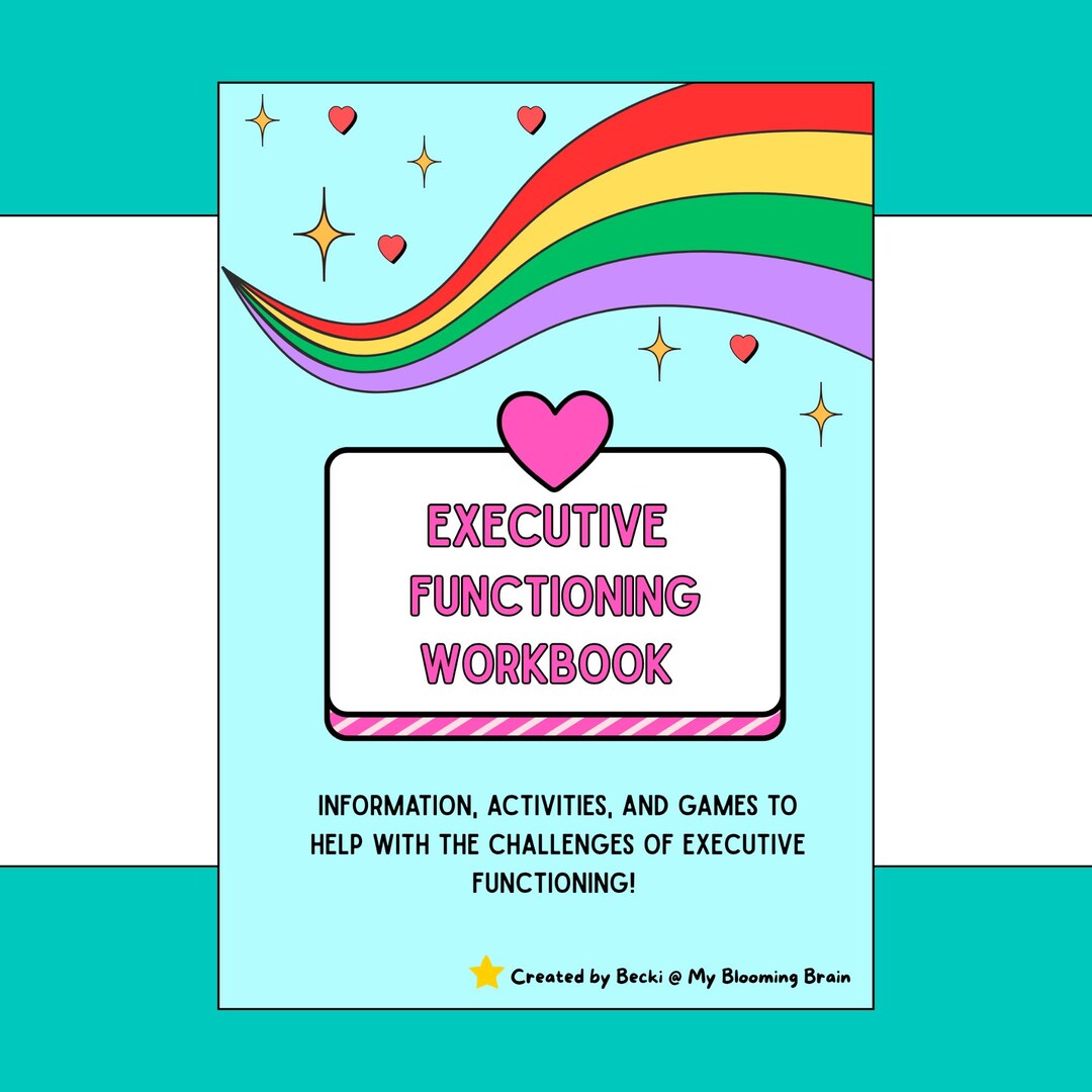 Executive Functioning Workbook Etsy