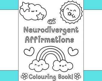 Neurodivergent Affirmations Colouring Book