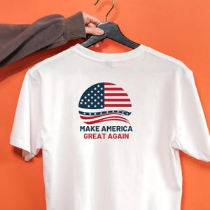 Patriotic Unisex Classic Tee, Make America Great Again - Casual Wear, Patriotic USA T-Shirt – MAGA Shirt Gift for Him Her, Americana Style