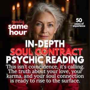 Soul Contract Psychic Reading Personalized PDF with Medium Guidance Custom Future Love Karma & Psychic Reading Past Life and General Reading