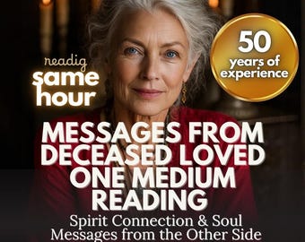 Messages from Deceased Loved One Medium Reading Spirit Connection, Soul Messages from the Other Side Channelled Intuitive Guidance with Love