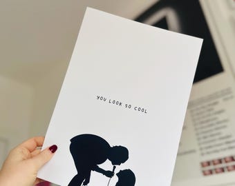 The 1975 Inspired Lyric Print – Minimalist Monochrome Wall Art