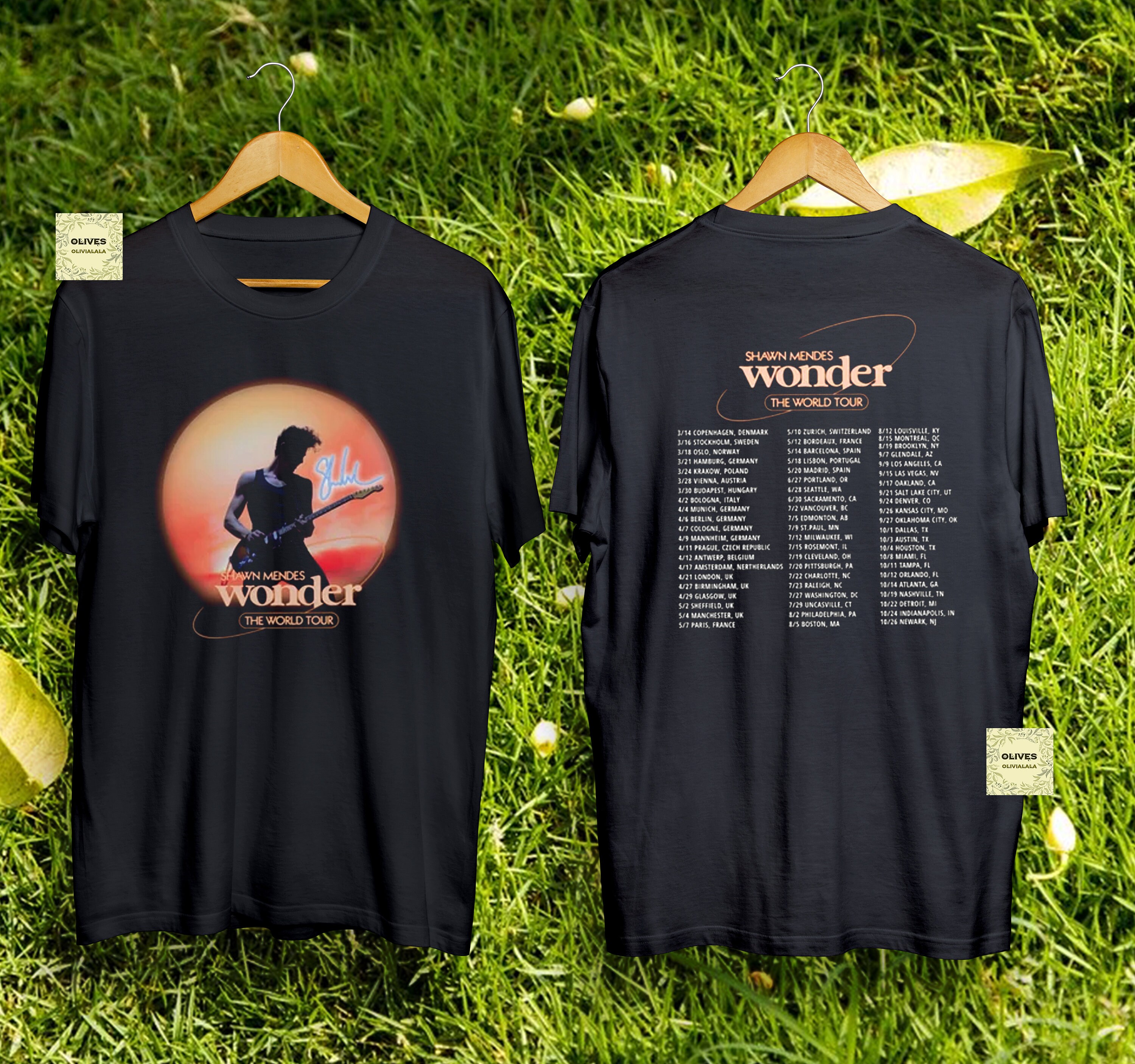 Shawn Mendes Wonder North America Tour 2022 T-shirt Shawn - Etsy