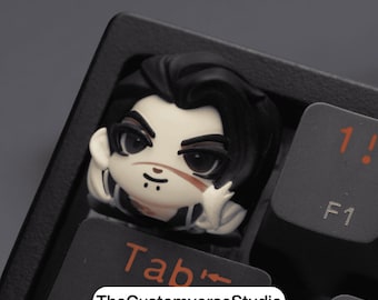 Custom Valorant Fade Resin Keycap | Artisan Mechanical Keyboard