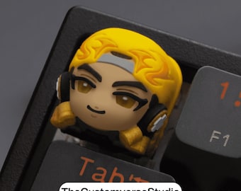 Valorant Raze Artisan Keycap | 3D Printed Resin, Cross Switch