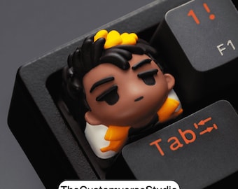 Valorant Phoenix Artisan Keycap | 3D Printed Resin Gamer Gift