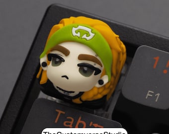 Valorant Skye Keycap | 3D Printed Artisan Resin Keycap | Nature Theme Keyboard Cap | Gamer Gift