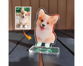 Personalized Acrylic Pet Standee | Custom 3D Photo Display