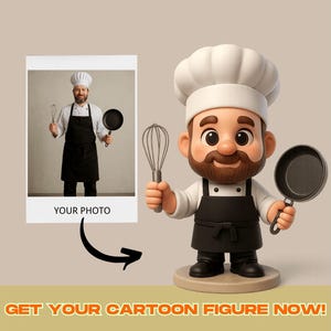 Custom 3D Cartoon Figurine – Personalized Portrait, Keepsake Gift