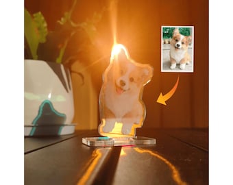 Custom Acrylic Pet Photo Standee | Personalized Pet Memorial