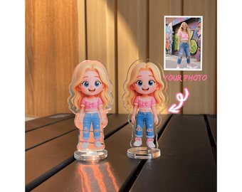 Custom Cartoon Acrylic Standee – Personalized Anime Desk Decor