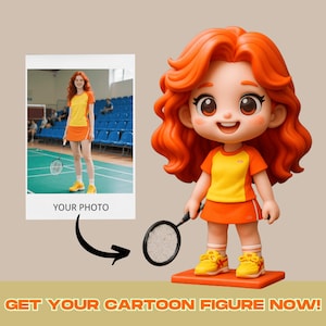 Custom Cartoon Figure- Personalized 3D Cartoon from Your Photo, Mini Action Figure, Custom Gift for Birthday, Wedding, Anniversary