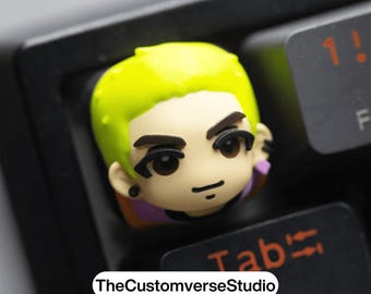 Valorant Gekko Keycap | 3D Printed Artisan Resin Keycap | Custom Mechanical Keyboard Cap | Gamer Gift