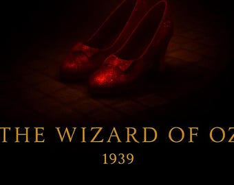 Wizard of Oz poster - Ruby Slippers Art Print, Yellow Brick Road Spiral, Dark Fantasy Decor, Wicked-Inspired Wall Art, Digital Download
