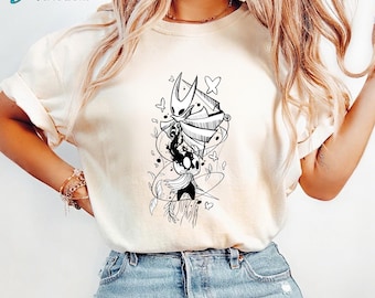 Protector And Knight Kids Shirt, Hollow Knight Silksong Art Shirt, Retro Gamer Apparel, Unisex Video Game Merch, Gift For HollowKnight Lover
