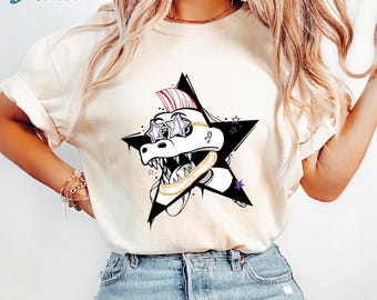 Five Nights at Freddy's Shirt, FNAF Animatronic Horror Game Inspired Tee, Montgomery Gator, Video Game Sweatshirt, Horror Gamer Gift Idea