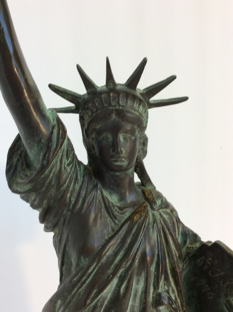 Statue of Liberty Bronze Sculpture, cast From Original Mold of