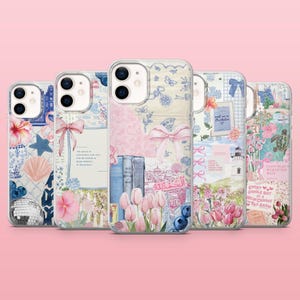 Coquette Phone Case Girly Pink Bow Cover for iPhone 16, 15, 14, 13, 12, Samsung S25, S24, S23FE, S22, A16, A55, A25, Pixel 9Pro, 8A