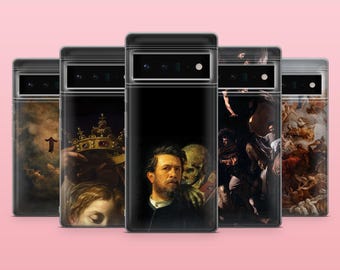 Caravaggio Phone Case Renaissance Famous Art Cover for Pixel 9, 9Pro, 8A, 7, 6A, Samsung Galaxy S25, S24, S23, A25, A16, A55, iPhone 16, 15