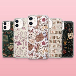 Book Phone Case Booktok Book Lover  Cover for iPhone 16, 15, 14, 13, 12, Samsung S25, S24, S23FE, S22, A16, A55, A25, Pixel 9, 8A