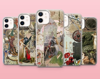 Medieval Phone Case Middle Age Historical Cover for iPhone 16, 15, 14, 13, 12, Samsung S25, S24, S23FE, S22, A16, A55, A25, A56, Pixel 9, 8A