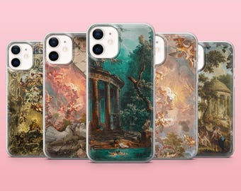 Renaissance Phone Case Greek Art Mythology Cover for iPhone 17, 16, 15, 14, 13, 12, Samsung S25, S24, S23Fe, S22, A16, A26, A56, Pixel 10, 9
