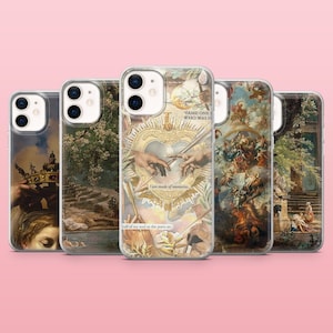 Renaissance Phone Case Ancient Greek Art Cover for iPhone 16 Pro, 15, 14, 13, 12, Samsung S25, S24Fe, S23, S22, A16, A55, A25, Pixel 9, 8A
