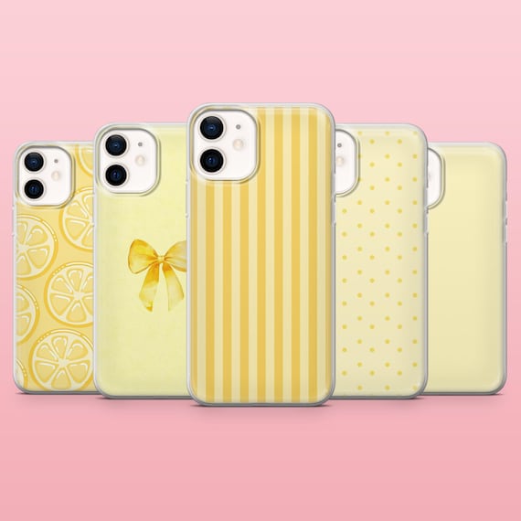 Butter Yellow Phone Case Minimal Yellow Cover for iPhone 17pro, 16