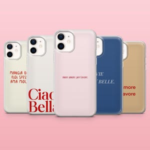 Italiaans gezegde telefoonhoesje Italië citaat hoes voor iPhone 16, 15, 14, 13, 12, Samsung S25, S24, S23FE, S22, A16, A55, A25, Pixel 9Pro, 8A