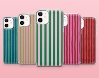 Line Phone Case Minimalist Stripe Cover for iPhone 16, 15, 14, 13, 12, Samsung S25, S24, S23, S22, A16, A55, A25, Pixel 9, 8A