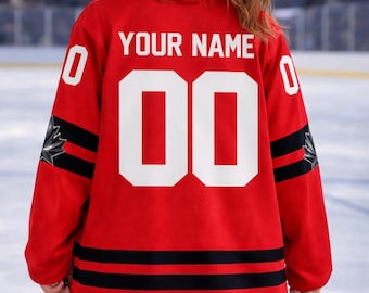 Custom 2026 Canada Hockey Jersey, Personalization Canada Hockey Jersey, Team Canada Hockey Jersey, Fan Hockey Jersey