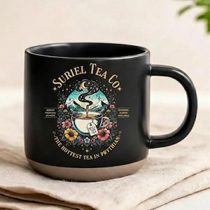 Suriel Tea Co. Keramikbecher, Velaris ACOTAR Buch-Liebhaber-Geschenk