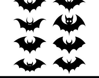 Bat SVG Bundle, Night Bat Svg, Halloween Bat Svg, Vampire Bat Svg, Bat Clipart, Halloween Svg, Super Bat Svg, Bat Cut File, Bat Vector