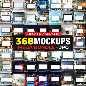 368 datormodellpaket, skrivbordsmodell, skärmmodell, skärmmodell, enhetsmodell, skärmmodell Bildskärm, datorskärmmodell