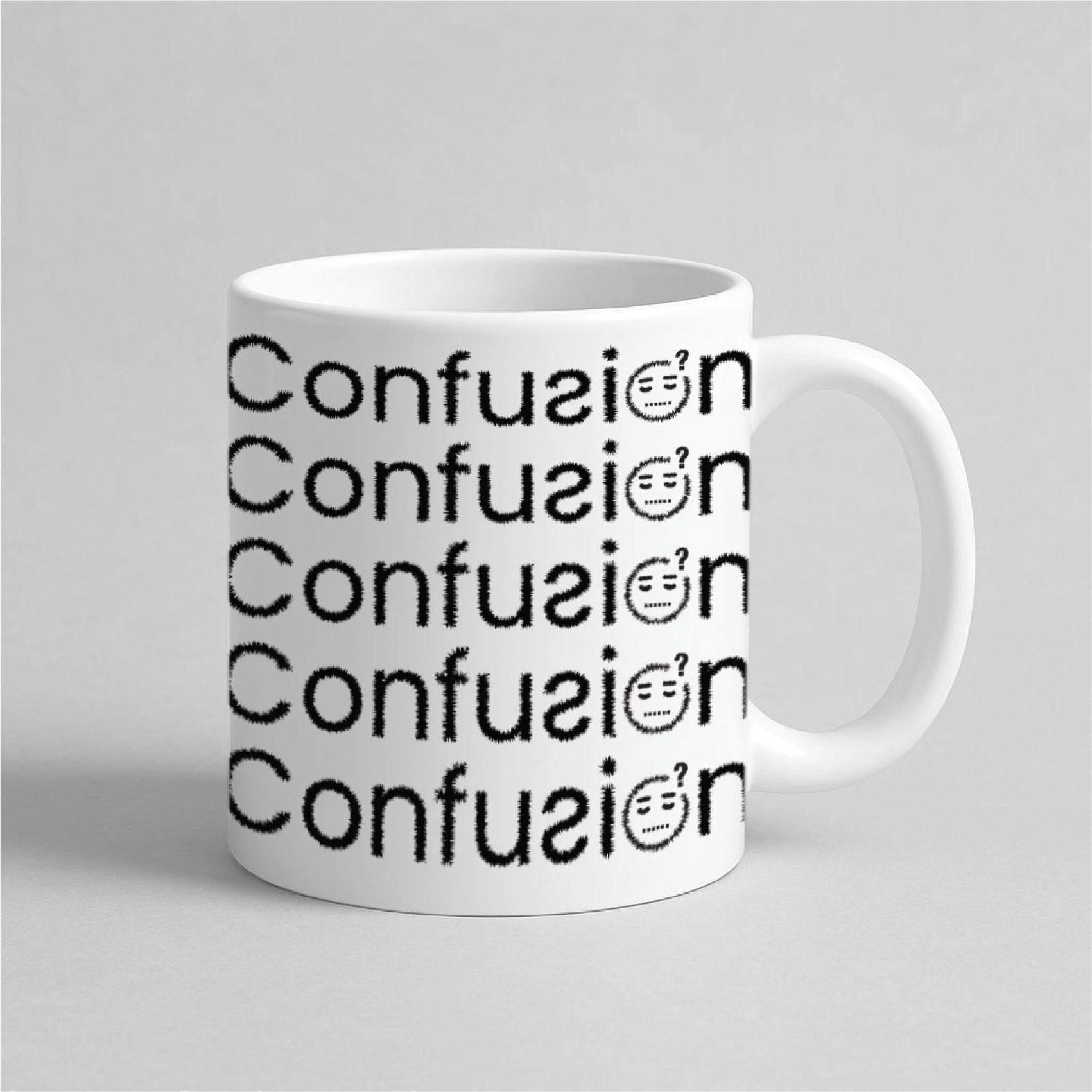 Confusion Text Design for Tshirt Svg, Confused Png, Confusion ...