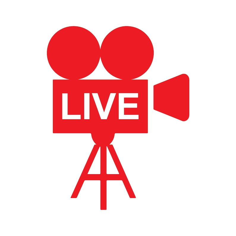 Live Streaming Icons Bundle, Play Button Logo, Broadcast Overlay Badges ...