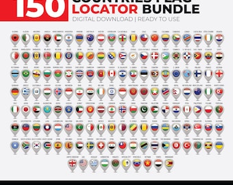 150 International Flag Map Pins, Flag Travel Map Pins, Round Flags Flag Png, World Flags SVG, Country Flag PNG, World Round Flag Pins