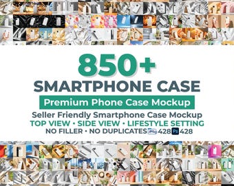 856 スマホケース モックアップ バンドル、PSD スマホケース モックアップ、スマホカバー テンプレート バンドル、スマホケース モックアップ PNG、Canva スマホケース モックアップ