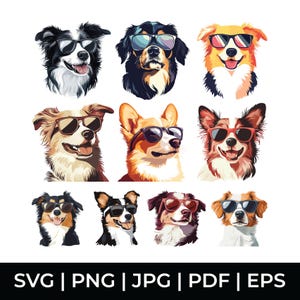 Dog Svg or Png Bundle, Peeking Dogs SVG Bundle, Dog Clipart for Cricut, Dog breeds svg, Dog Head Svg, Dog Svg Bundle, Dog Outline Clipart