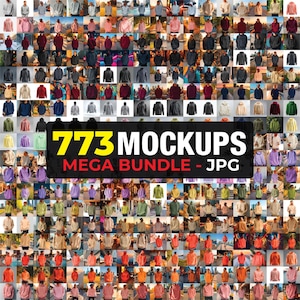 773 Hoodie Mockup Bundle, Hoodie Sleeve Mockup, Hooded Sweatshirt Mockup, Unisex Hoodie Mockup, White Black & Colored Hoodies, Sweatshirt