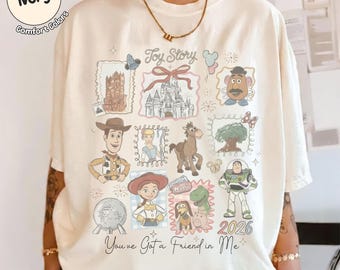 Retro 1995 Toy Story Land Friend In Me Shirt, Woody n Buzz Lightyear Family Tee, WDW Disney Pixar Fest Outfit, Toystory Characters Group Tee