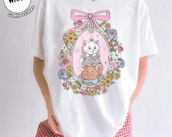 Disney The Aristocats Movie Fan Shirt, Kittens Lover Gift T-shirt, Cat Sibling Disneyland Tee