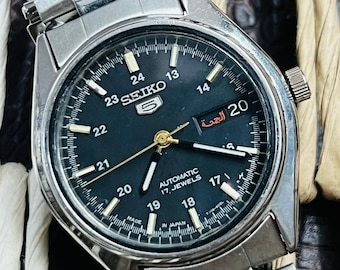 ヴィンテージ セイコー 5 自動巻き腕時計 - クラシックな 1960 年代