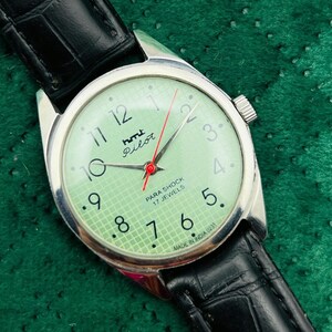 Vintage HMT Pilot Numerical Mechanical Manual Winding 17Jewels Wrist Watch