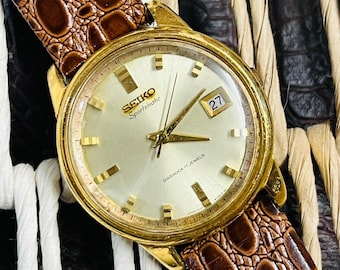 ヴィンテージ セイコー スポーツマン 17 石 手巻き腕時計 参照番号