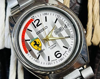 SEIKO】セイコー 5　自動巻 腕時計 21石 ヴィンテージ OH済‼️ ヴィンテージ レア セイコー 5 自動巻き 21 宝石 ブラック ダイヤル