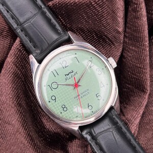 Vintage HMT Pilot Numerical Mechanical Manual Winding 17Jewels Wrist Watch