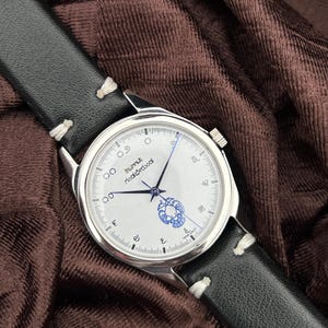 Vintage hmt Kannada White Dial Numerals Mechanical Manual Winding 17Jewels Wrist Watch