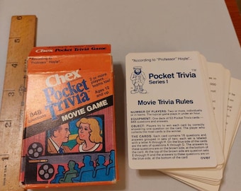 Vintage Chex Trivia Card Game 1984